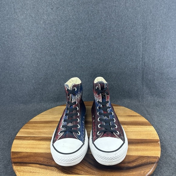 Converse All Star High Top Lace FlyKnit Woven Knit Mens Sz 11 Womens 13 148527C - Picture 3 of 11